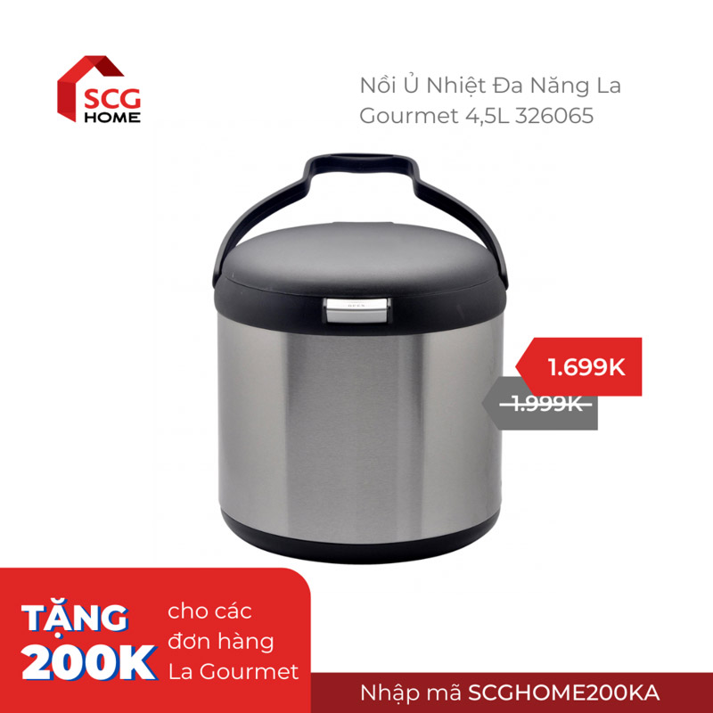 Nồi ủ nhiệt La Gourmet 4,5L 326065
