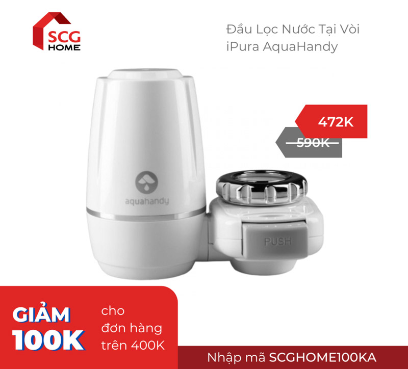 Đầu Lọc Nước Tài Vòi iPura AquaHandy