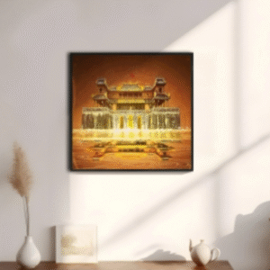 Imperial Light of Hue - Tranh Treo Tường Cổ Đô Huế – Nghệ Thuật Hiện Đại & Ánh Sáng Di Sản Ngàn Năm