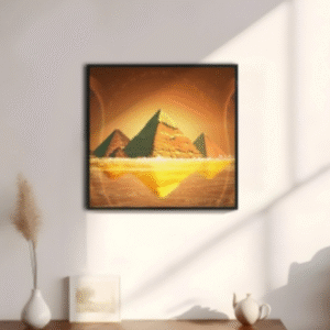 Pyramids of Light - Tranh Nghệ Thuật Pyramids of Light – Kim Tự Tháp Ánh Sáng Hiện Đại