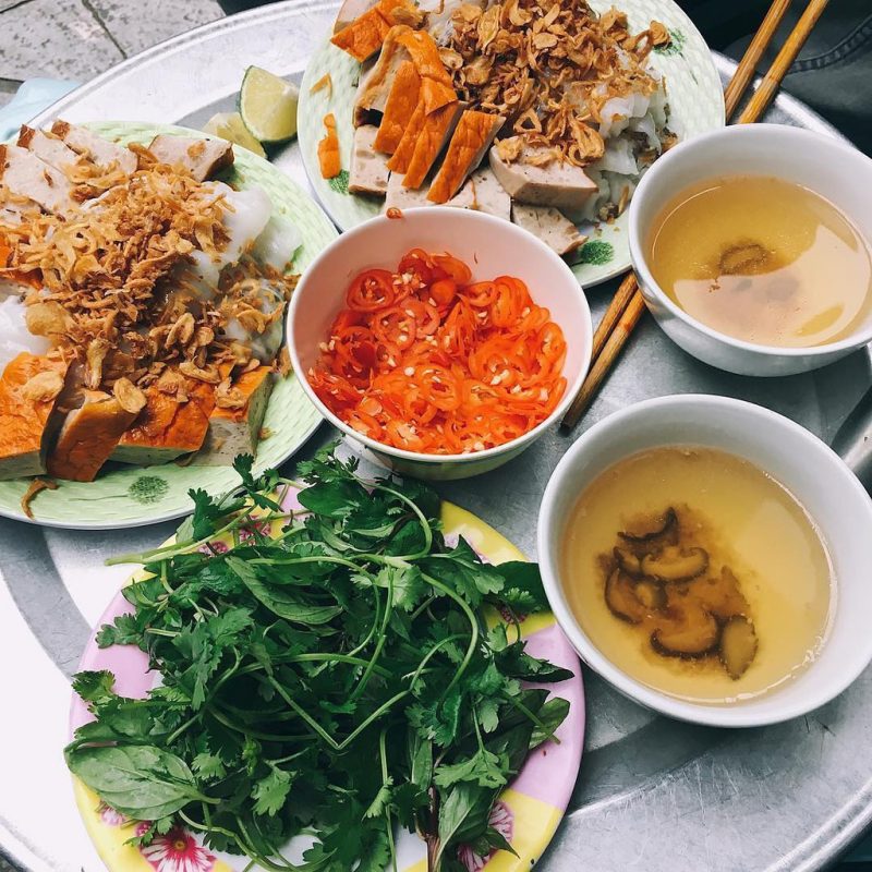 Bánh cuốn Phương gia truyền với vị nước chấm truyền thống