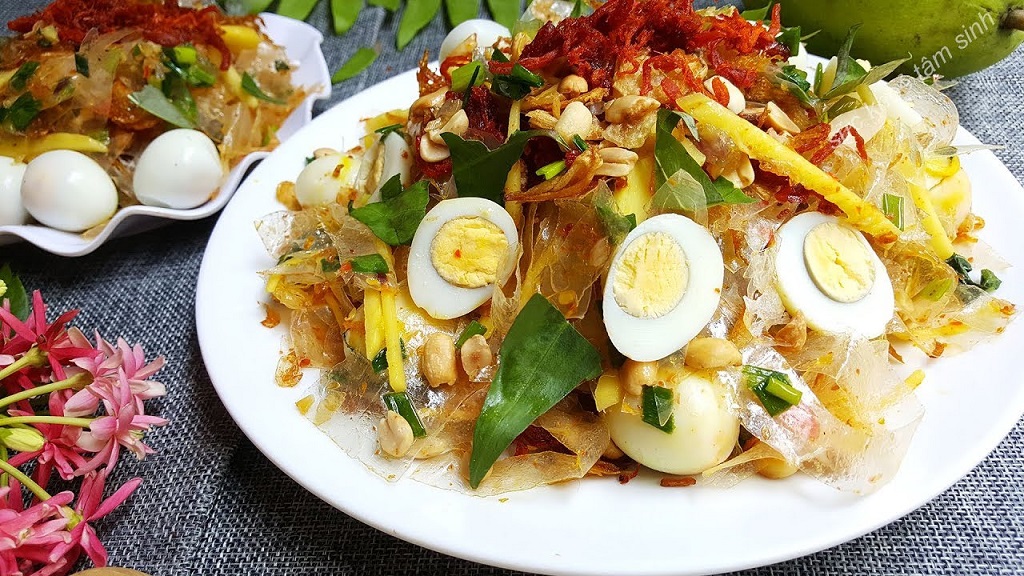 bánh tráng trộn đơn giản dễ làm