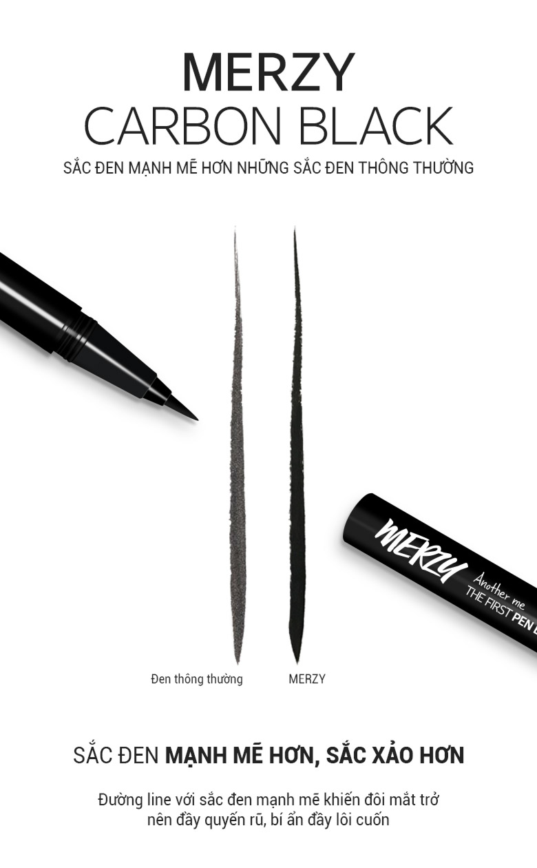 Bút kẻ mắt nước Merzy Another Me The First Pen Eyeliner