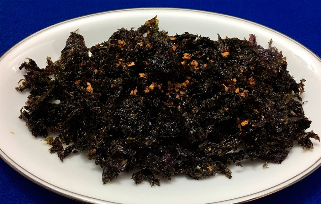 Cách làm rong biển cháy tỏi thơm ngon ngất ngây