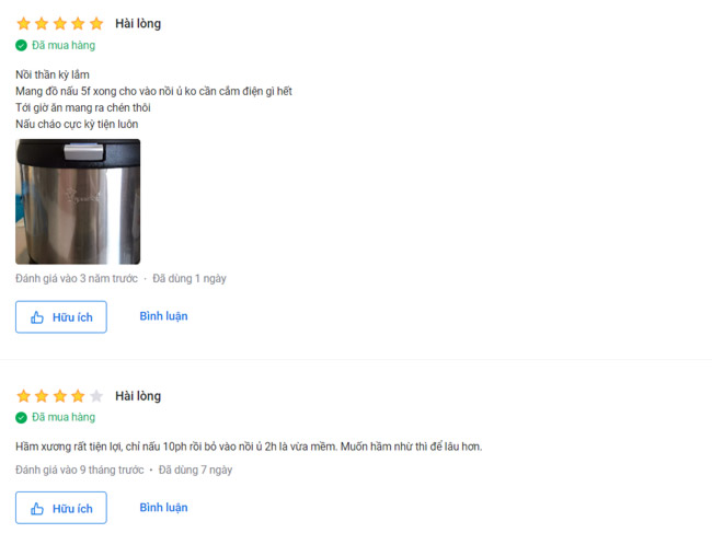 đánh giá nồi ủ nhiệt La Gourmet 4,5L 326065