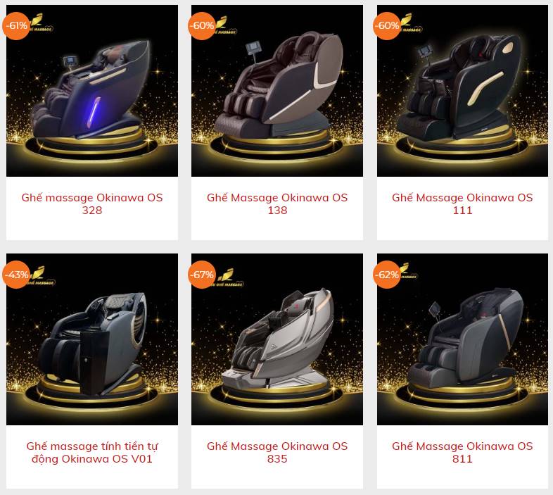 Mua ghế massage Okinawa ở đâu là tốt nhất? 