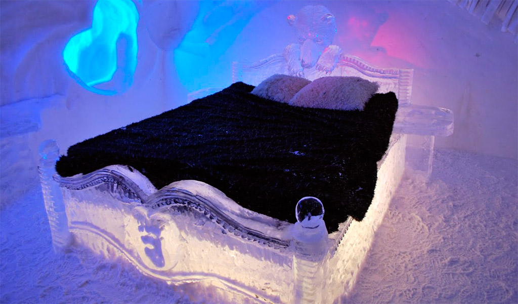 khach-san-bang Hotel De Glace, khách sạn băng đáng trải nghiệm.