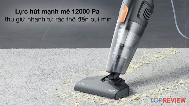 May hut bui mini chat luong Deerma DX115C 