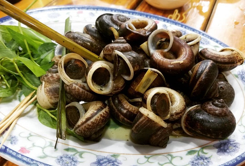 Ốc Núi Ninh Bình món ăn độc quyền không nơi nào ở Đà Nẵng có.